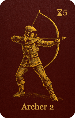 Red Archer unit card