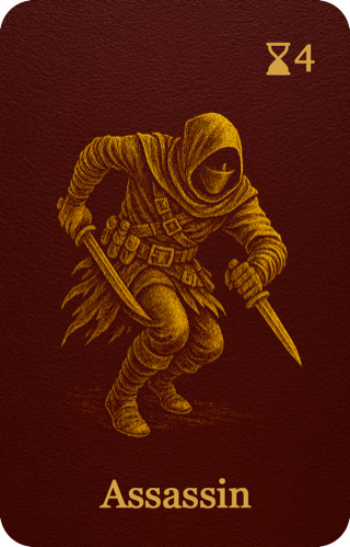 Red Assassin unit card